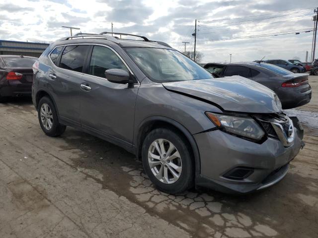 KNMAT2MT6GP682640 - 2016 NISSAN ROGUE S GRAY photo 4