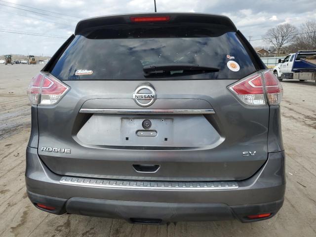 KNMAT2MT6GP682640 - 2016 NISSAN ROGUE S GRAY photo 6