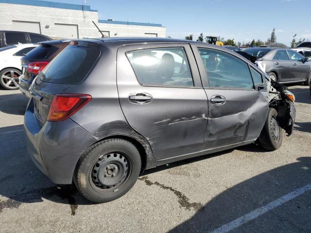 VNKKTUD30FA031741 - 2015 TOYOTA YARIS GRAY photo 3