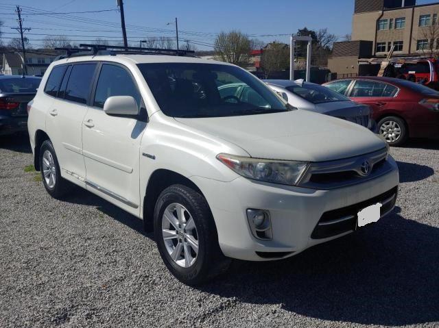 JTEBC3EH3B2001291 - 2011 TOYOTA HIGHLANDER HYBRID WHITE photo 1