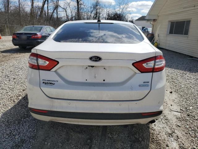 3FA6P0HD6FR202238 - 2015 FORD FUSION SE WHITE photo 6