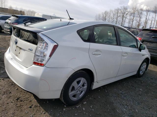 JTDKN3DU0A0087814 - 2010 TOYOTA PRIUS WHITE photo 3