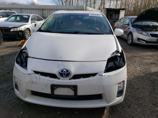 JTDKN3DU0A0087814 - 2010 TOYOTA PRIUS WHITE photo 5