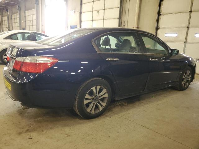 1HGCR2F39EA226136 - 2014 HONDA ACCORD LX BLUE photo 3