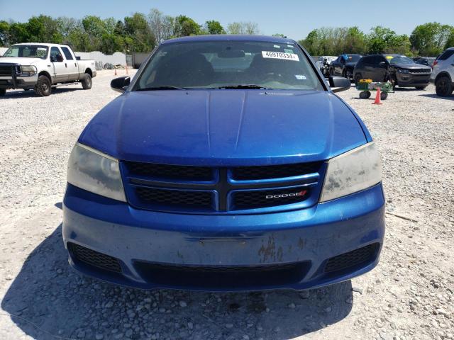 1C3CDZAB5EN228290 - 2014 DODGE AVENGER SE BLUE photo 5