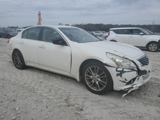 JN1CV6AP0DM302631 - 2013 INFINITI G37 BASE WHITE photo 4