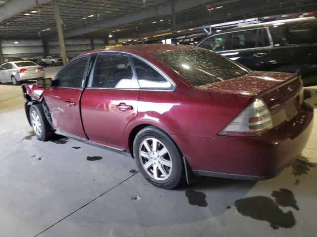 1FAHP24W98G151369 - 2008 FORD TAURUS SEL RED photo 2