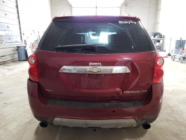 2CNFLGEY3A6210444 - 2010 CHEVROLET EQUINOX LTZ RED photo 6