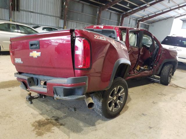 1GCPTDE11L1104297 - 2020 CHEVROLET COLORADO Z71 RED photo 4