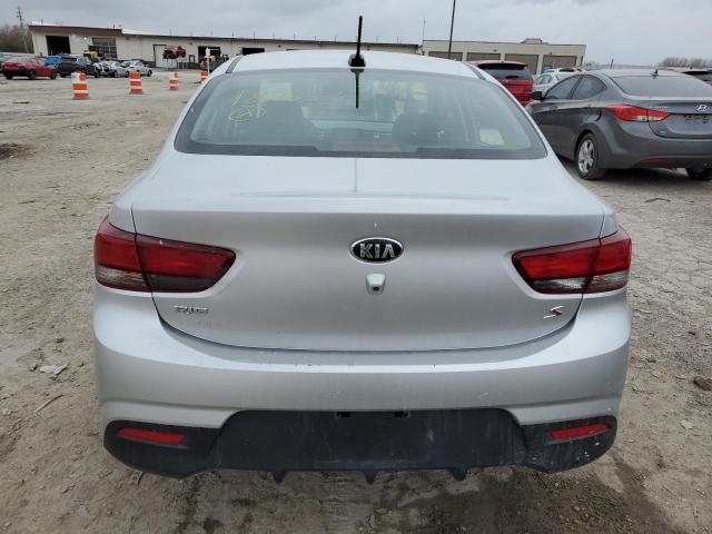 3KPA24AB8KE182353 - 2019 KIA RIO S SILVER photo 6