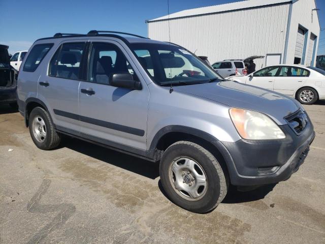 JHLRD78493C018806 - 2003 HONDA CR-V LX SILVER photo 4