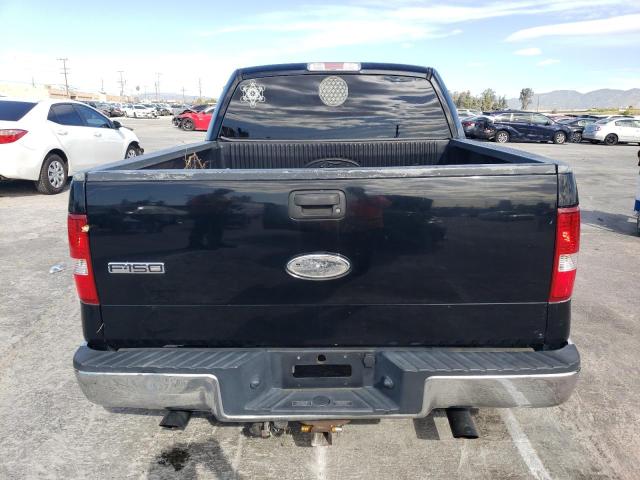 1FTPW12594KD38194 - 2004 FORD F150 SUPERCREW BLACK photo 6