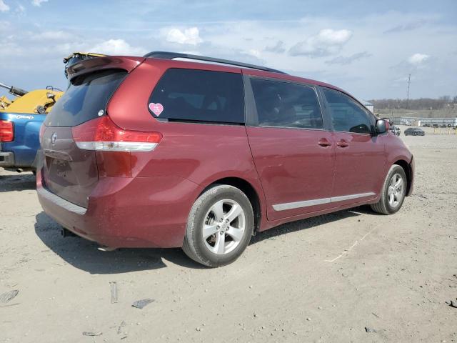 5TDKK3DC2ES468096 - 2014 TOYOTA SIENNA LE RED photo 3