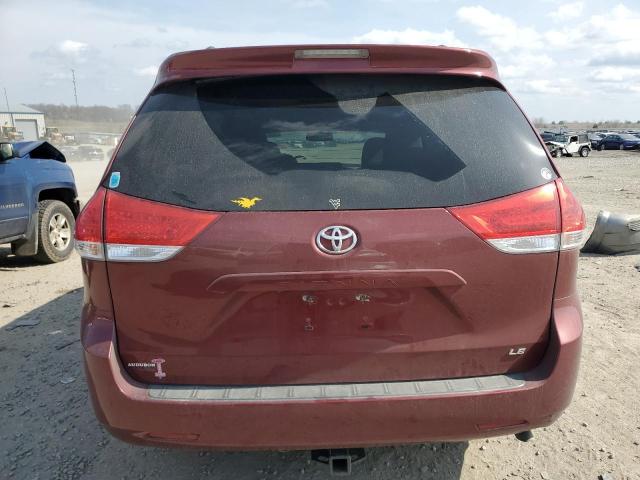 5TDKK3DC2ES468096 - 2014 TOYOTA SIENNA LE RED photo 6