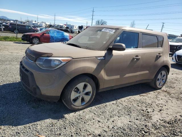 KNDJN2A2XF7231697 - 2015 KIA SOUL BROWN photo 1