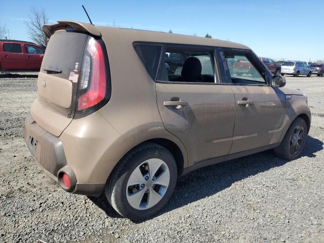 KNDJN2A2XF7231697 - 2015 KIA SOUL BROWN photo 3