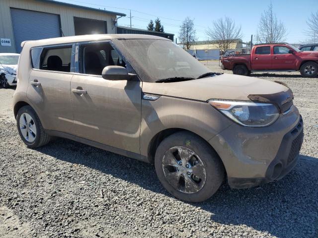 KNDJN2A2XF7231697 - 2015 KIA SOUL BROWN photo 4