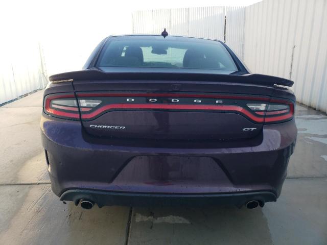 2C3CDXHG2MH642754 - 2021 DODGE CHARGER GT PURPLE photo 6