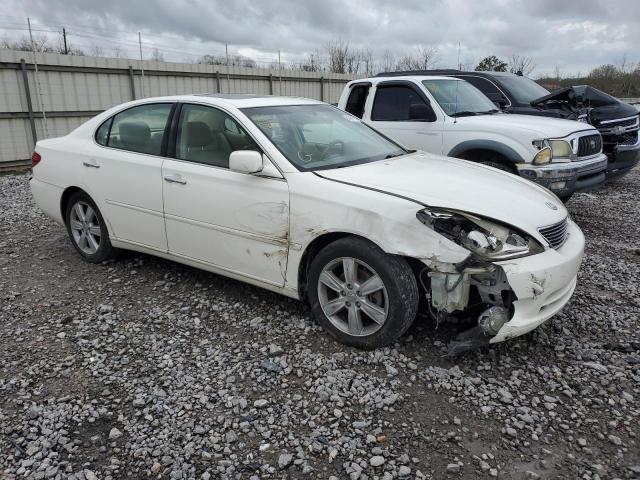 JTHBA30G955138228 - 2005 LEXUS ES 330 WHITE photo 4