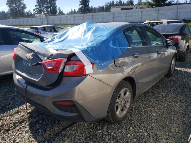 1G1BE5SMXH7262062 - 2017 CHEVROLET CRUZE LT TAN photo 3