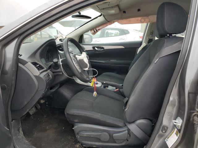 3N1AB7AP8FY375039 - 2015 NISSAN SENTRA S GRAY photo 7