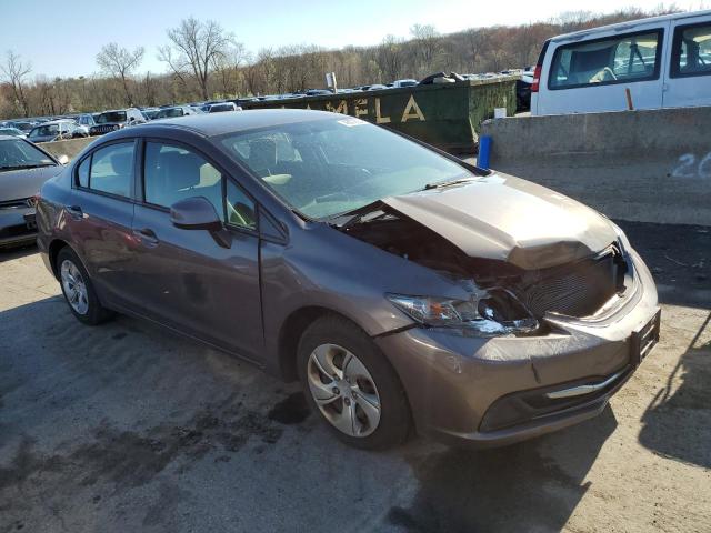 2HGFB2F52DH577151 - 2013 HONDA CIVIC LX GRAY photo 4