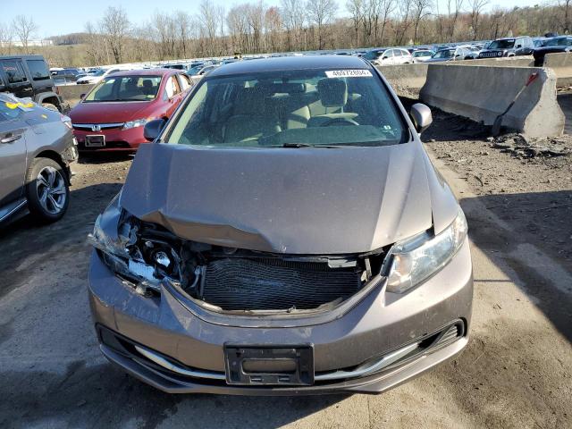 2HGFB2F52DH577151 - 2013 HONDA CIVIC LX GRAY photo 5