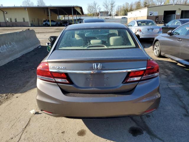 2HGFB2F52DH577151 - 2013 HONDA CIVIC LX GRAY photo 6