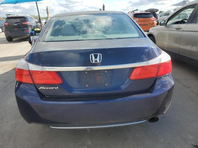 1HGCR2F36FA017373 - 2015 HONDA ACCORD LX BLUE photo 6