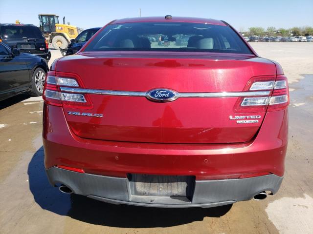 1FAHP2F8XDG124058 - 2013 FORD TAURUS LIMITED RED photo 6