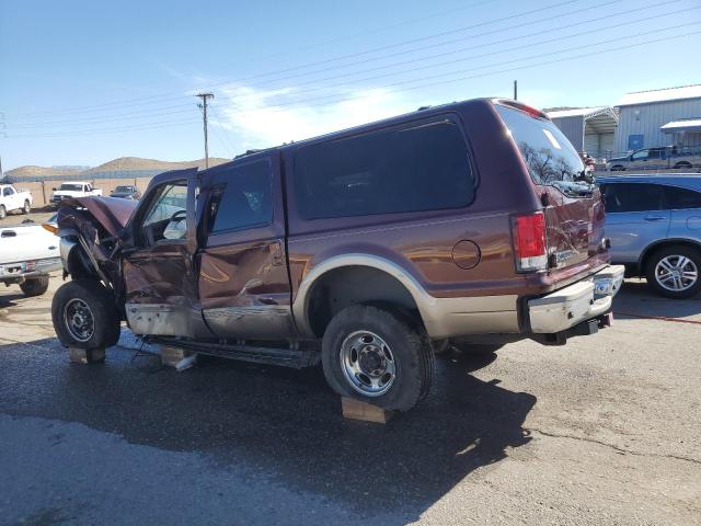 1FMNU43SXYEE53406 - 2000 FORD EXCURSION LIMITED BROWN photo 2