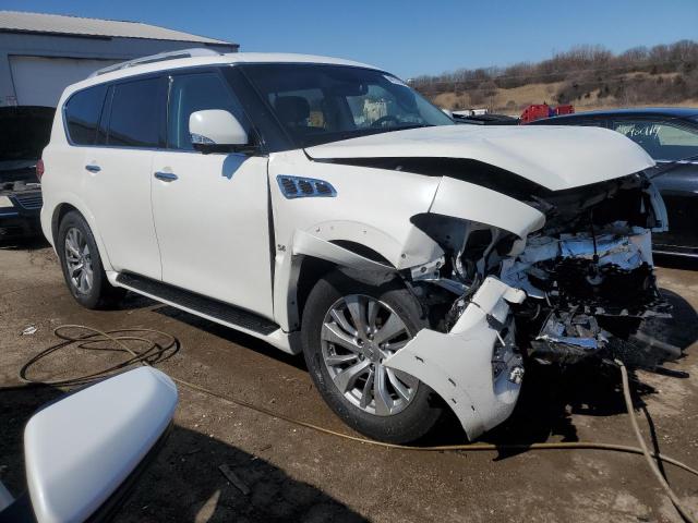 JN8AZ2NE8F9086340 - 2015 INFINITI QX80 WHITE photo 4