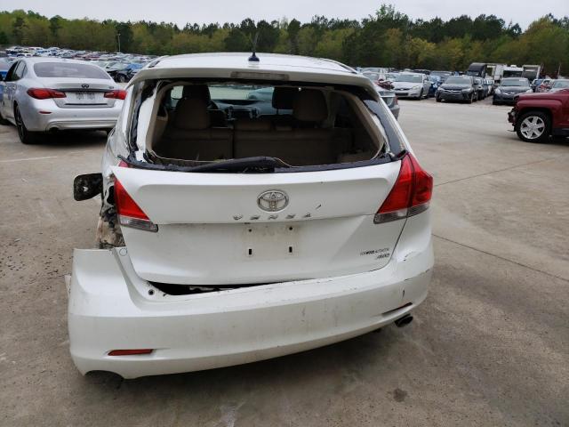 4T3BK11A99U012432 - 2009 TOYOTA VENZA WHITE photo 6