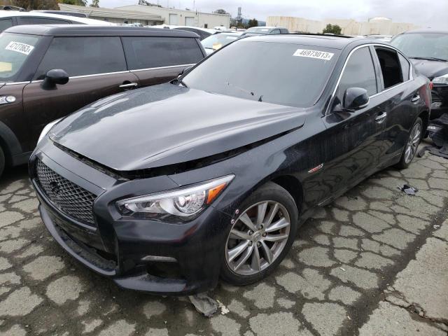 JN1BV7AP5FM337024 - 2015 INFINITI Q50 BASE BLACK photo 1