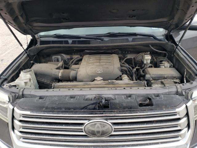 5TFAW5F1XJX714890 - 2018 TOYOTA TUNDRA CREWMAX 1794 GRAY photo 11