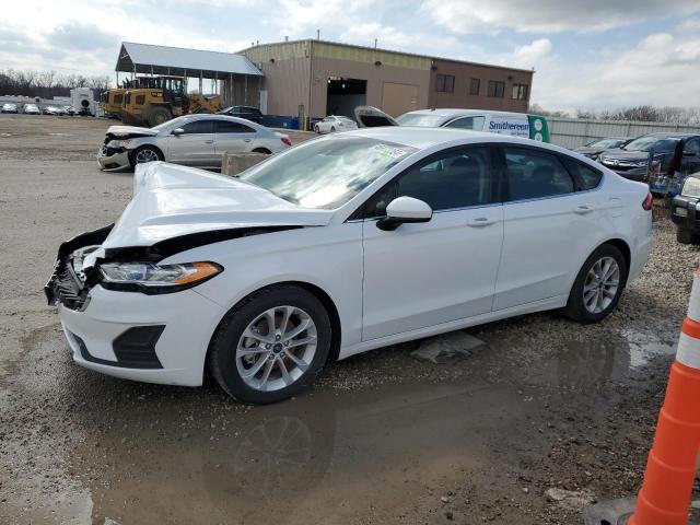 3FA6P0H78LR131971 - 2020 FORD FUSION SE WHITE photo 1