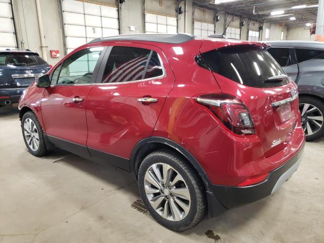 KL4CJASB6KB707457 - 2019 BUICK ENCORE PREFERRED RED photo 2