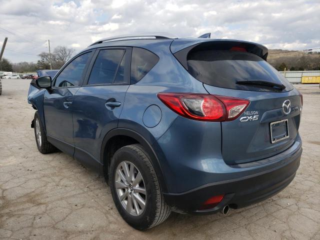 JM3KE2CY9G0877644 - 2016 MAZDA CX-5 TOURING BLUE photo 2