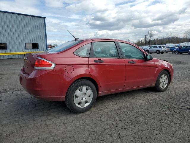 1FAHP3EN5BW118328 - 2011 FORD FOCUS S RED photo 3