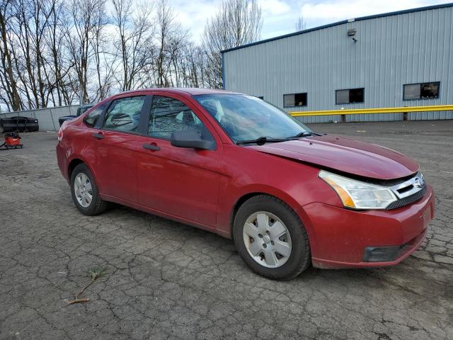 1FAHP3EN5BW118328 - 2011 FORD FOCUS S RED photo 4