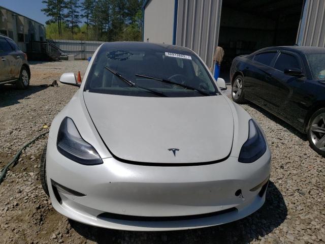 5YJ3E1EAXNF288253 - 2022 TESLA MODEL 3 WHITE photo 5