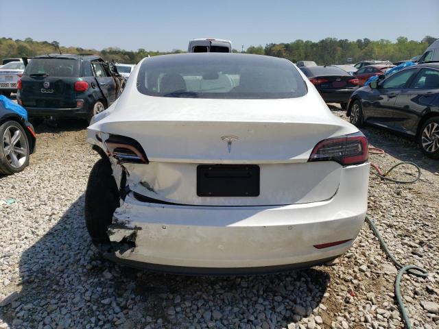 5YJ3E1EAXNF288253 - 2022 TESLA MODEL 3 WHITE photo 6