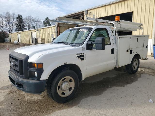 1FDWF30558EC94382 - 2008 FORD F350 SRW SUPER DUTY WHITE photo 1