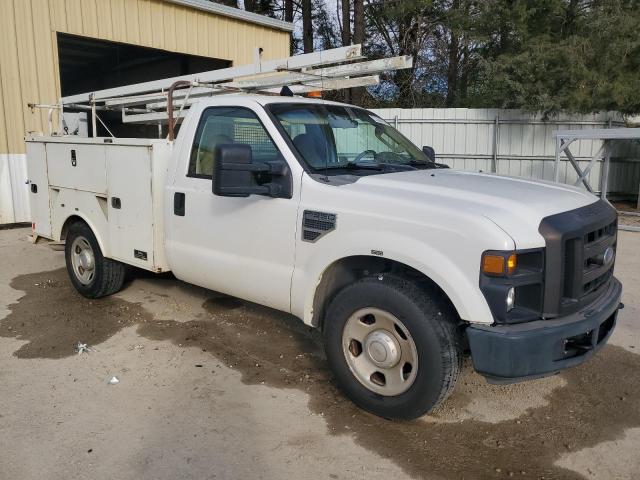 1FDWF30558EC94382 - 2008 FORD F350 SRW SUPER DUTY WHITE photo 4