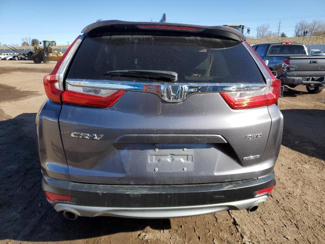 7FARW2H94JE051366 - 2018 HONDA CR-V TOURING GRAY photo 6