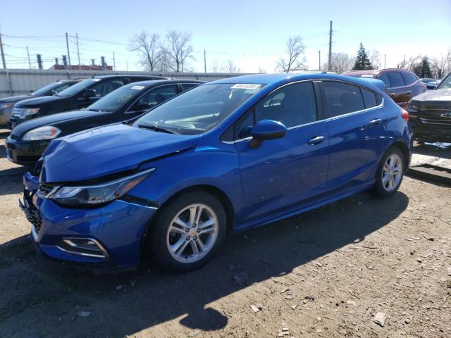 3G1BE6SM0HS543844 - 2017 CHEVROLET CRUZE LT BLUE photo 1