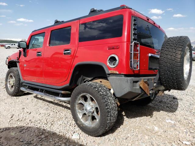 5GRGN23U44H113725 - 2004 HUMMER H2 RED photo 2