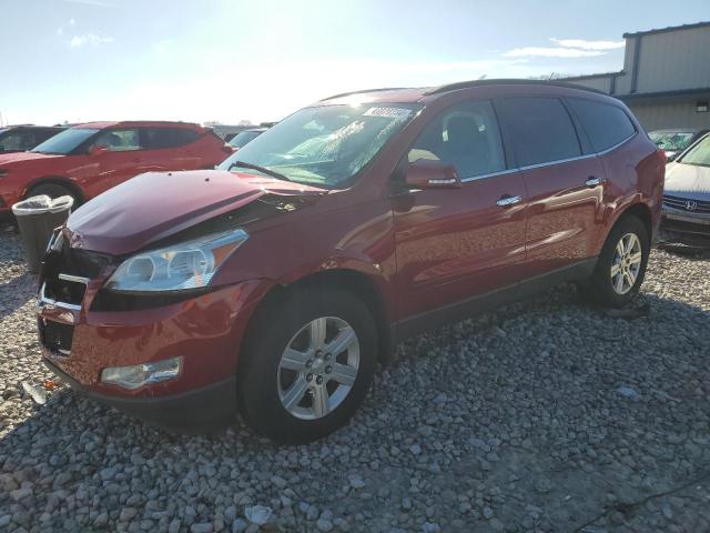 1GNKVJED2CJ189977 - 2012 CHEVROLET TRAVERSE LT RED photo 1