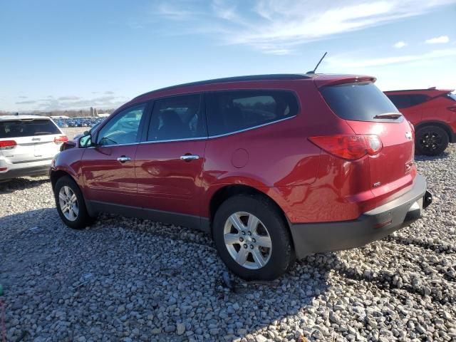 1GNKVJED2CJ189977 - 2012 CHEVROLET TRAVERSE LT RED photo 2