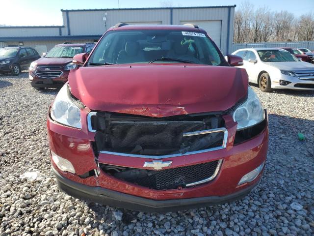 1GNKVJED2CJ189977 - 2012 CHEVROLET TRAVERSE LT RED photo 5